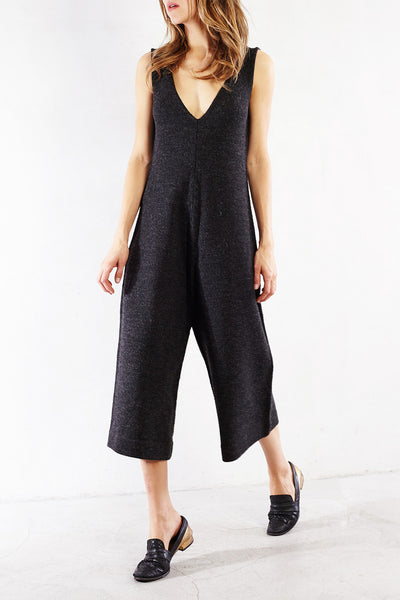 Charcoal Miter Jumpsuit