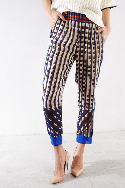 Tropical Print Pant