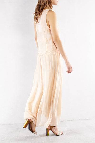 Cipria Silk Dress