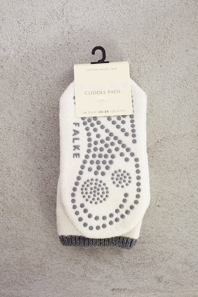 White Cuddle Pads Socks