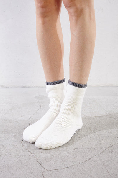 White Cuddle Pads Socks