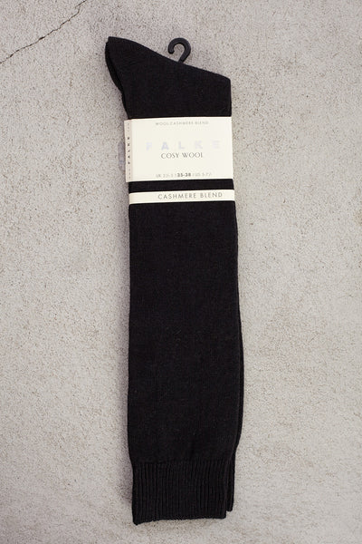 Black Knee High Socks