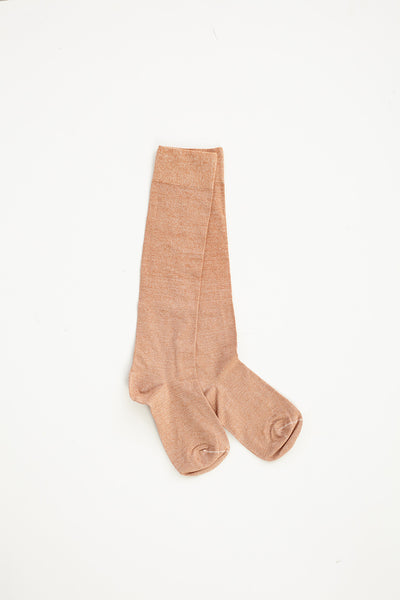 Blush Velveteen Knee High Socks