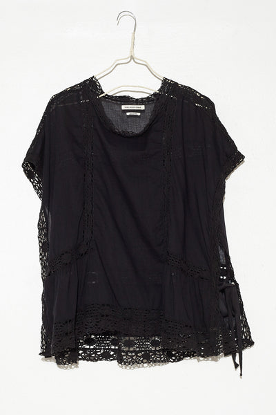 Étoile Black Duffy Top