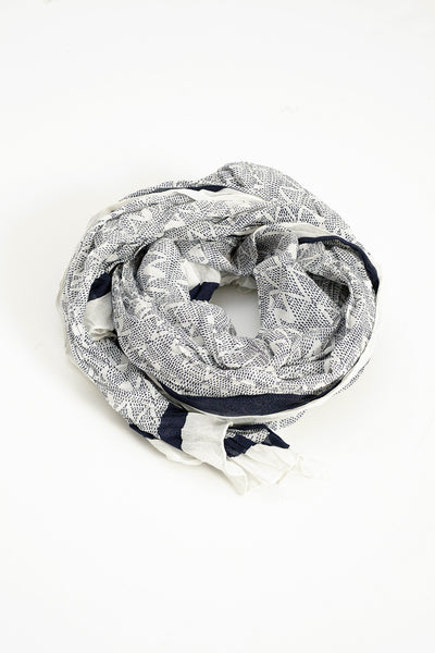 Blue Print Scarf