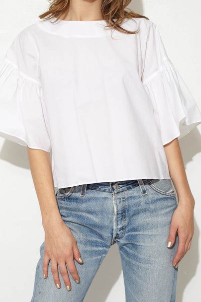 Ruffle Sleeve Top