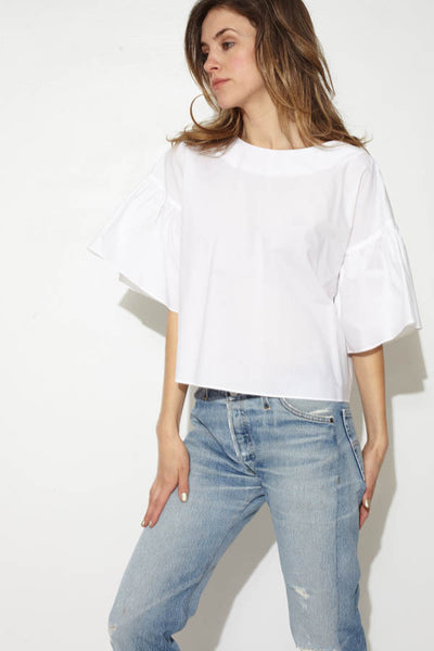 Ruffle Sleeve Top