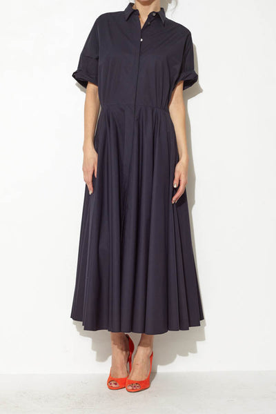 Navy Maxi Shirtdress