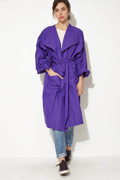 Purple Trench Coat