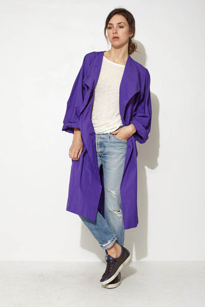 Purple Trench Coat