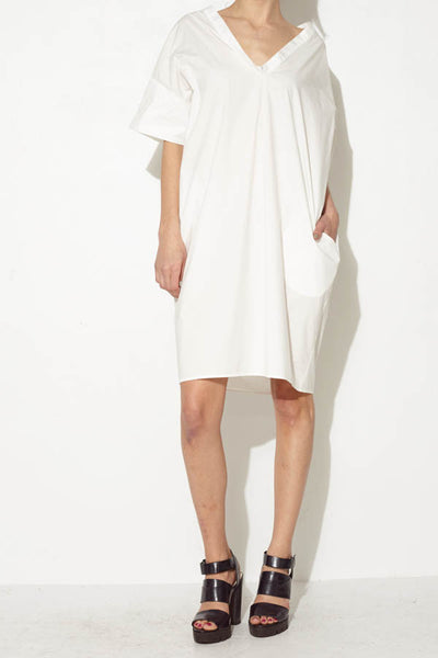 White Shift Dress