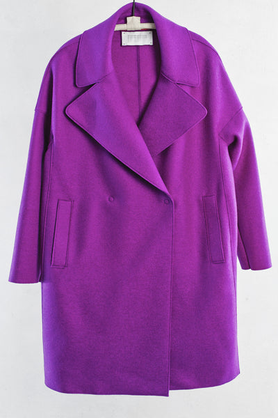 Purple Oversized Coat