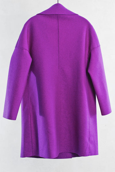 Purple Oversized Coat
