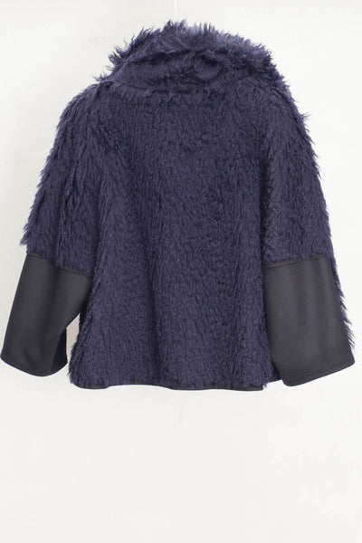 Navy Furry Jacket