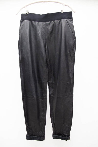 Black Leather Pant