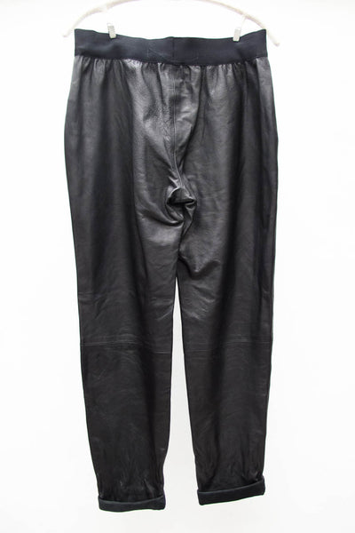 Black Leather Pant