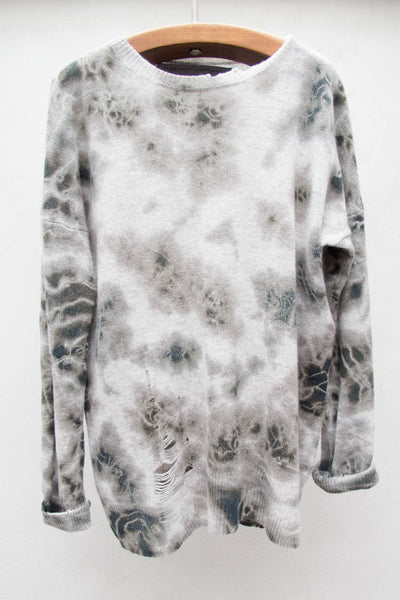 Army Tie Dye Pullover