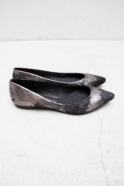 Pewter Pony Lame Pointy Flat