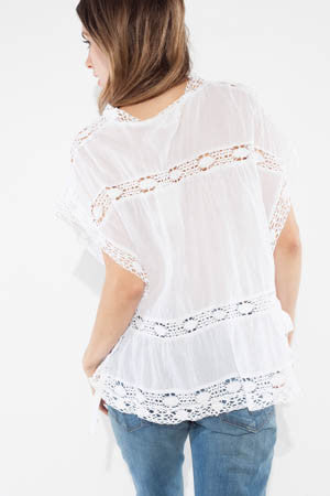 Étoile White Duffy Top