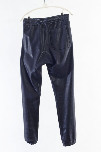 Black Leather Wash Tyler Sweatpant