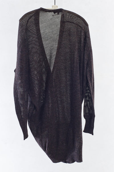 Brown Long Cardigan