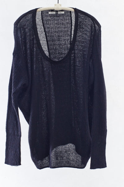 Black Oversized Pullover