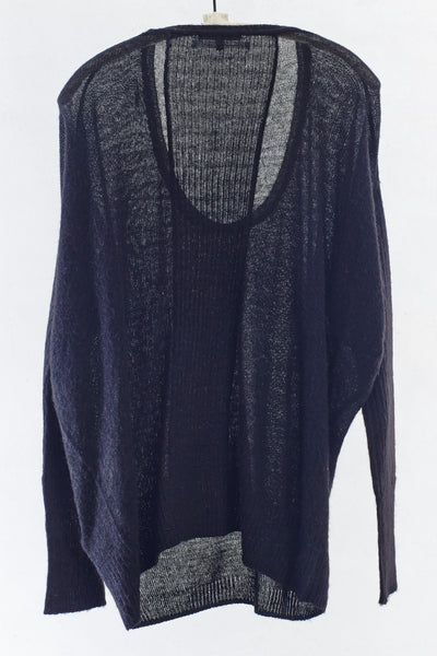 Black Oversized Pullover