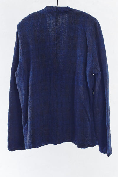 Navy Plaid Jacket
