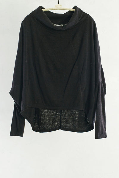 Black Oversized Turtleneck