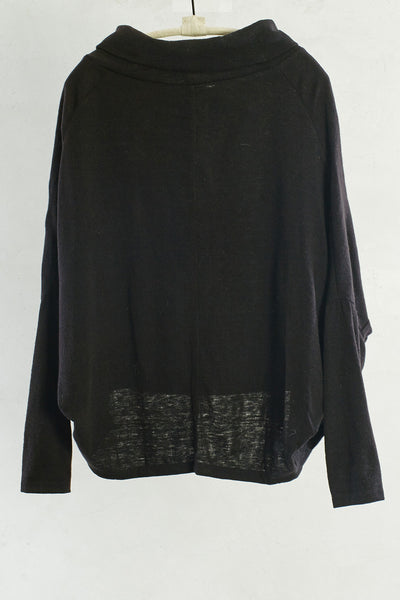 Black Oversized Turtleneck