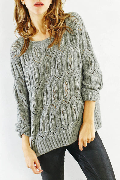 Heather Grey Salem Pullover