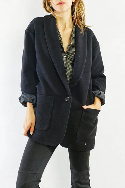 Black Wool Aurora Jacket