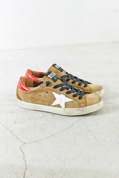 Brown Suede Low Top Superstar Sneaker