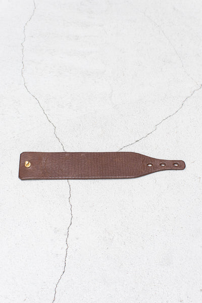 Brown Knife Cut Bracelet