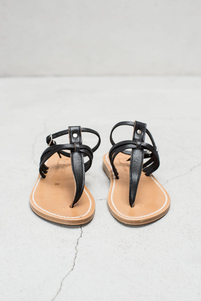 Noir Papyrus Sandal
