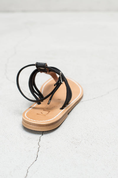 Noir Papyrus Sandal