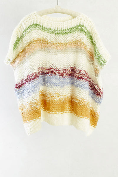 Light Rainbow Poncho