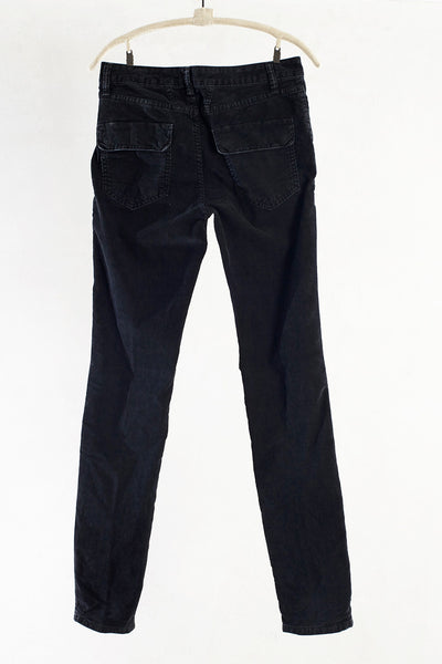 Black Richmond Courduroy Pants