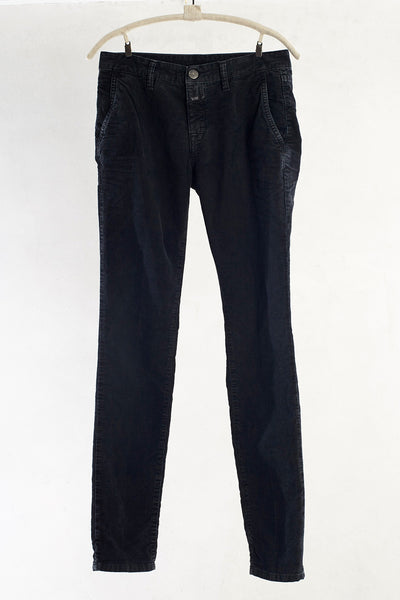 Black Richmond Courduroy Pants