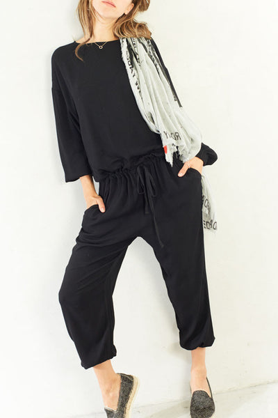 Jet Black Tamara Jumpsuit
