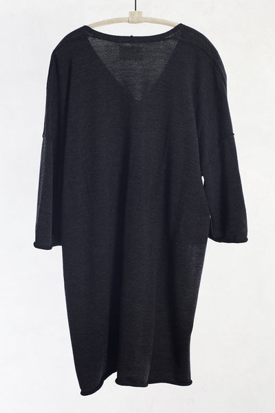 Charcoal V Neck Tunic