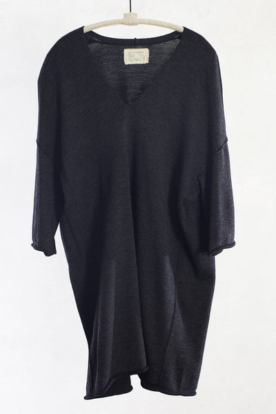 Charcoal V Neck Tunic